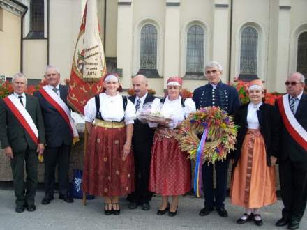 Reprezentacja gminy Strumień na Jasnogórskich Dożynkach