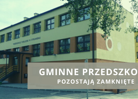 Przedszkola w gminie Strumień pozostają zamknięte