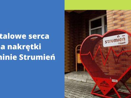 Metalowe serca na nakrętki w gminie Strumień