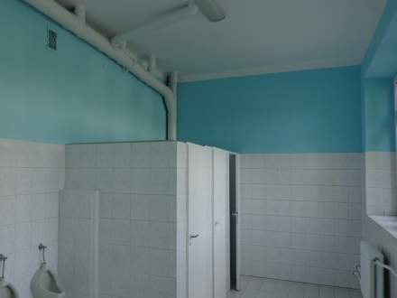Malowanie toalety ZSP Pruchna