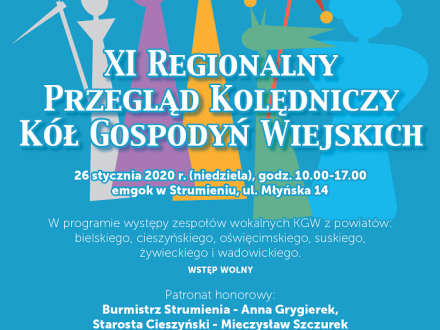 plakat XI Regionalny Przegląd Kolędniczy KGW