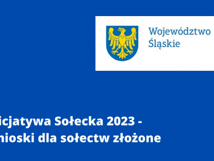 Inicjatywa Sołecka 2023 - wnioski dla sołectw złożone