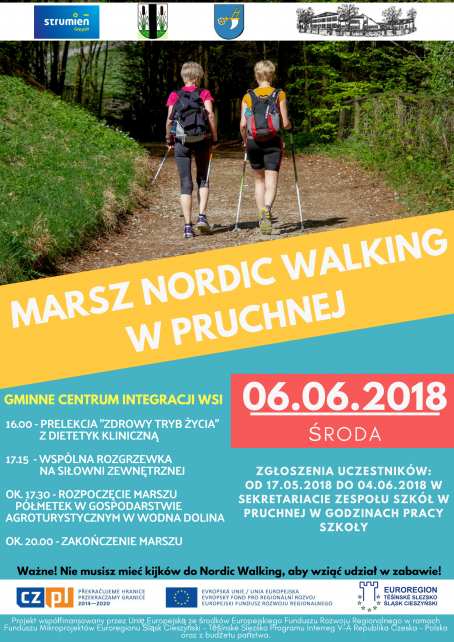 Marsz Nordic Walking Plakat