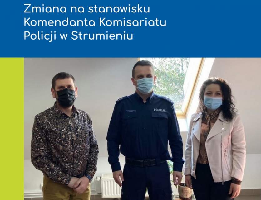 Zmiana na stanowisku Komendanta Komisariatu Policji w Strumieniu