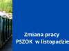 Zmiany pracy PSZOK w listopadzie