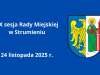 XX sesja Rady Miejskiej w Strumieniu