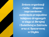 Zmiana organizacji ruchu –  etapowe (naprzemienne) zamknięcie przejazdów kolejowo-drogowych w ciągu ul. Skrajnej i Świetlistej w Zabłociu oraz ul. Spacerowej w Chybiu