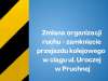 Zmiana organizacji ruchu – zamknięcie przejazdu kolejowego w ciągu ul. Uroczej w Pruchnej