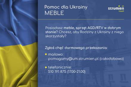 Pomoc dla Ukrainy MEBLE - grafika