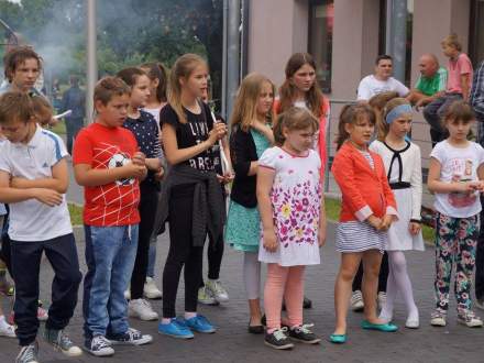 Festyn szkolny w Bąkowie 11.06.2016r.