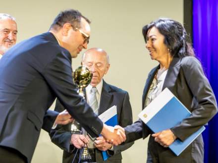 Maria Michalczyk odbiera gratulacje