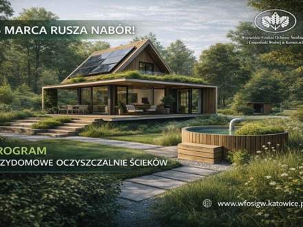 16 marca rusza nabór Program Przydomowe Oczyszczalnie Ścieków