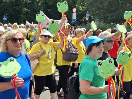 Seniorzy z gminy Strumień na Senioraliach w Krakowie