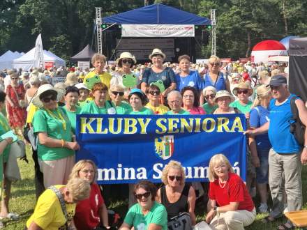 Seniorzy z gminy Strumień na Senioraliach w Krakowie