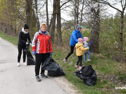 Akcja sprzątania w gminie Strumień