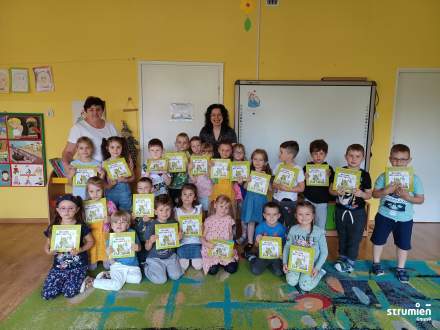 Wizyty Burmistrz Strumienia w przedszkolach