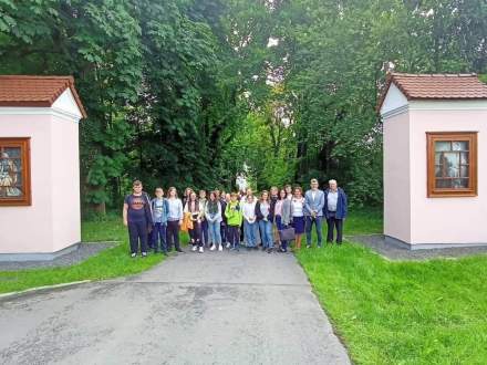 Wizyta uczniów gminy Strumień w Šenovie