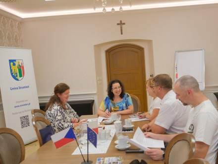 Spotkanie Burmistrz Strumienia z delegacją z Czech