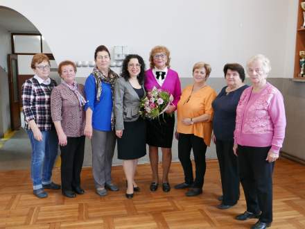 Wybrany Zarząd wraz z Burmistrz Strumienia Anną Grygierek