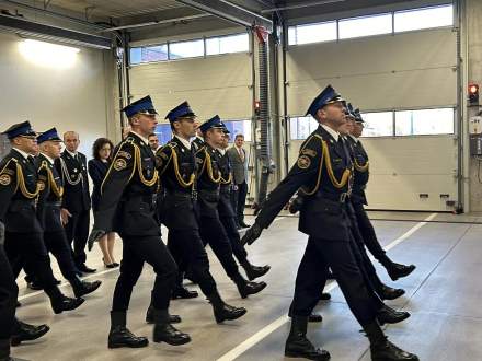 Wojewódzkie Obchody Święta Niepodległości w Komendzie Miejskiej Państwowej Straży Pożarnej w Rudzie Śląskiej