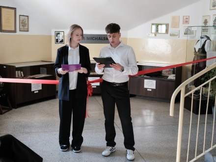 Przedstawiciele Samorządu Uczniowskiego w Pruchnej