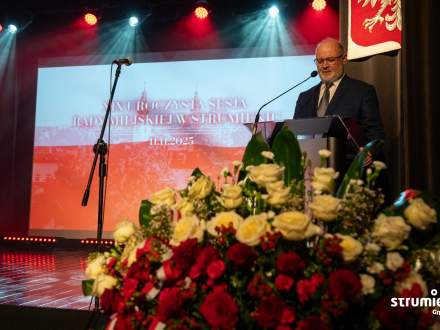 Przemawia Przewodniczący Rady Miejskiej Czesław Greń