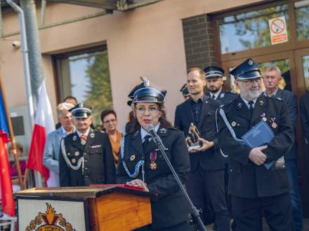 Przemawia burmistrz Anna Grygierek