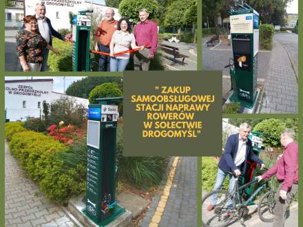 Zakup samoobsługowej stacji naprawy rowerów w Sołectwie Drogomyśl