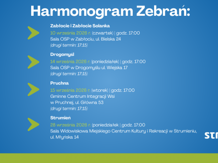 Grafika- Harmonogram Zebrań