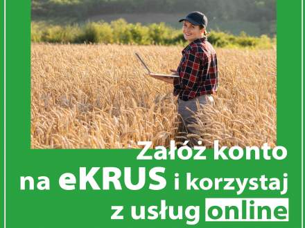 Załóż konto na eKRUS i korzystaj z usług online