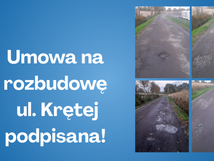Umowa na rozbudowę ul. Krętej podpisana