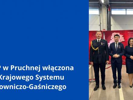 Ochotnicza Straż Pożarna w Pruchnej włączona do Krajowego Systemu Ratowniczo-Gaśniczego