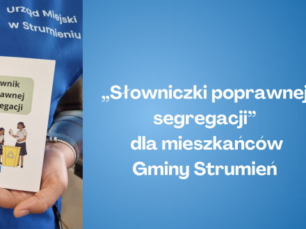 "Słowniczki poprawnej segregacji" dla mieszkańców Gminy Strumień
