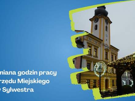 Zmiana godzin pracy Urzędu Miejskiego w Sylwestra