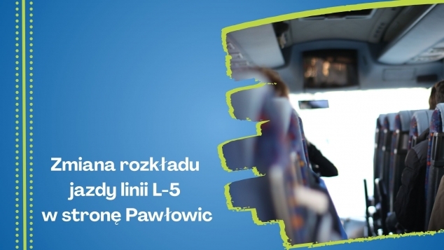 Zmiana rozkładu jazdy linii L-5