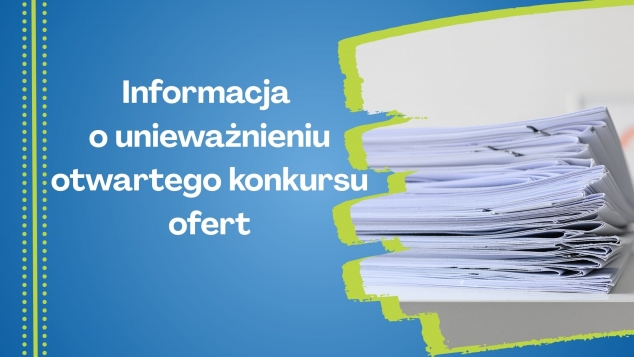 Unieważnienie konkursu