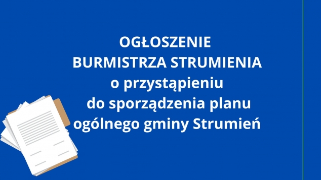 Ogłoszenie - plan ogólny