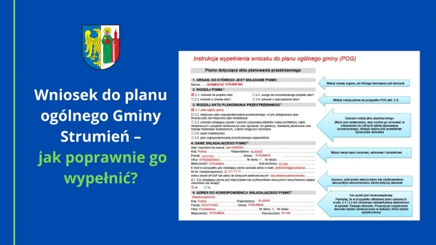 Wniosek do planu ogólnego Gminy Strumień – jak poprawnie go wypełnić?