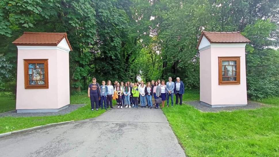 Wizyta uczniów gminy Strumień w Šenovie