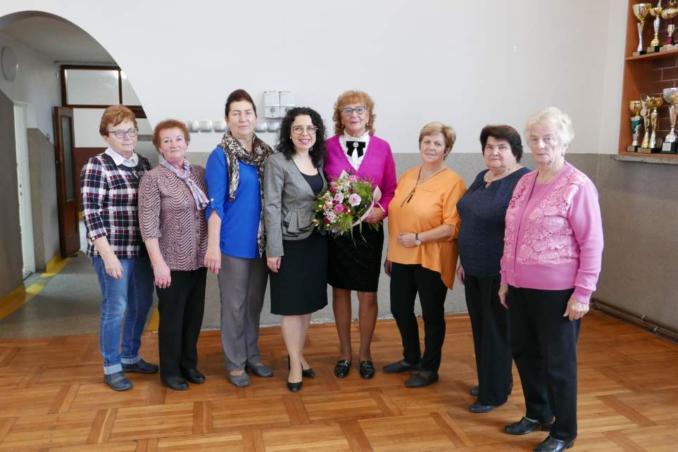 Wybrany Zarząd wraz z Burmistrz Strumienia Anną Grygierek