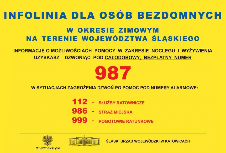 Infolinia dla osób bezdomnych