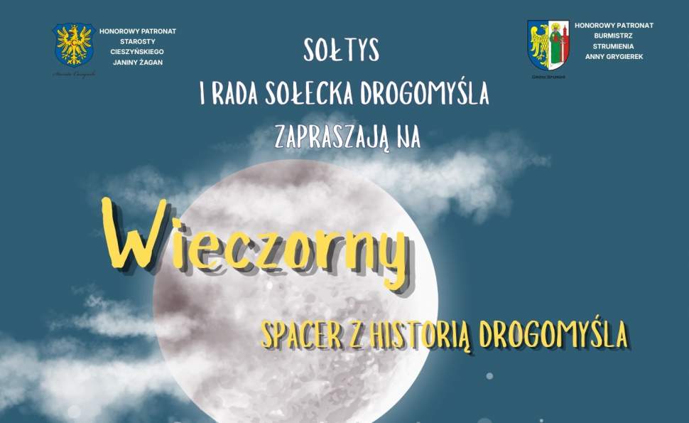 Sołtys i Rada Sołecka Drogomyśla zapraszają na Wieczorny Spacer z historią Drogomyśla