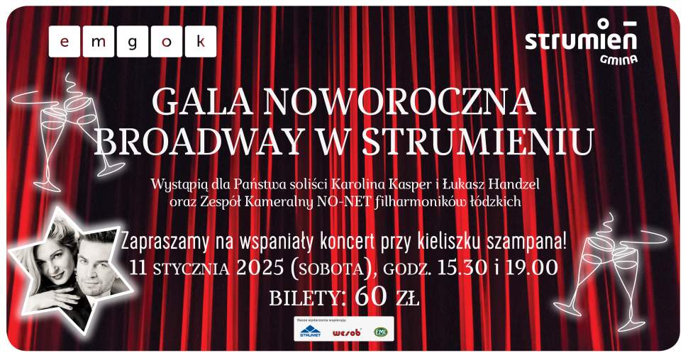 Gala Noworoczna BROADWAY W STRUMIENIU