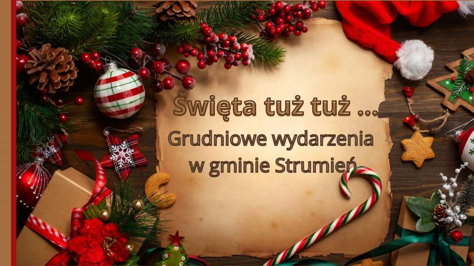 Świąteczny grudzień w gminie Strumień