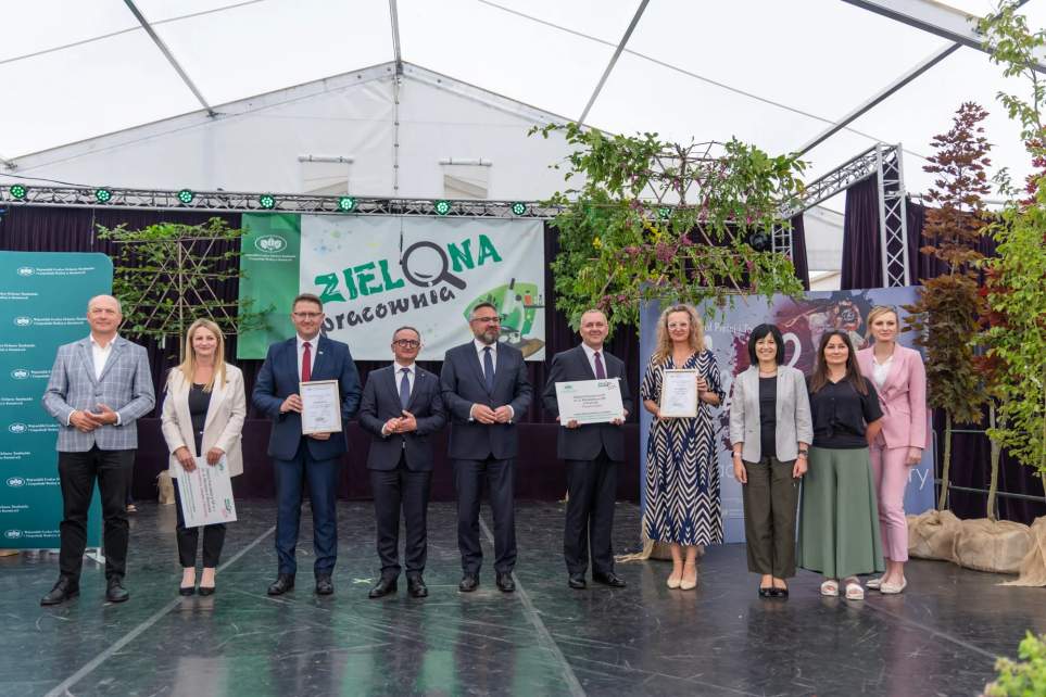 fot. WFOSiGW Katowice wręczenie dyplomów