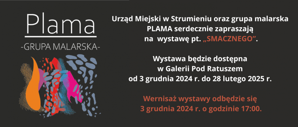 Zapraszamy na wernisaż wystawy "Smacznego"