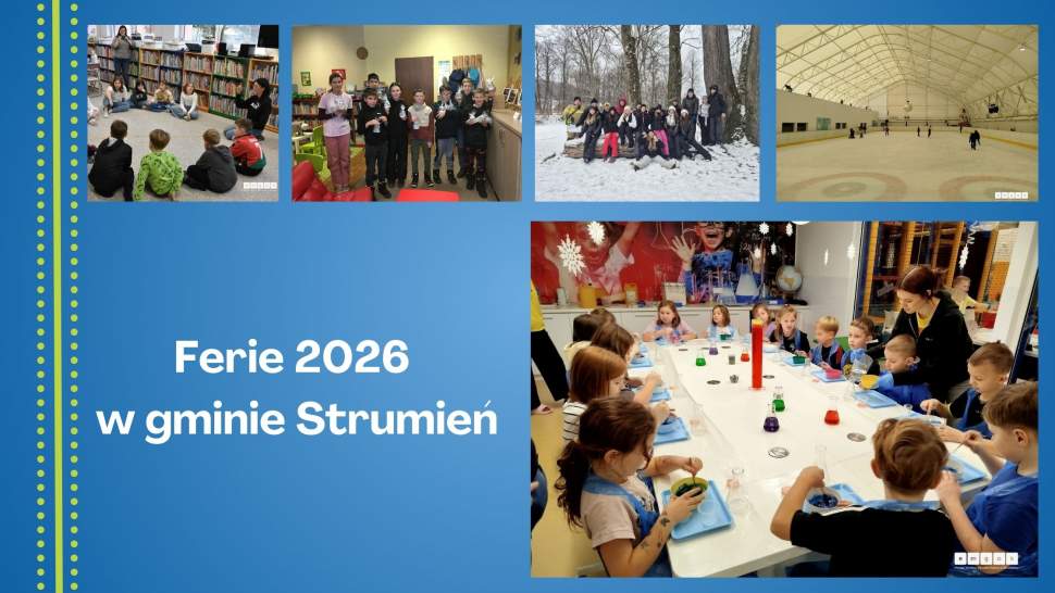 Ferie 2026 w gminie Strumień