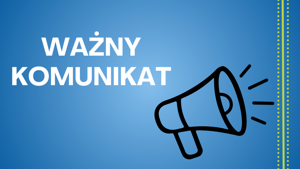 Grafika-Ważny komunikat