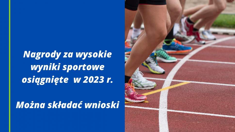 Nagrody za wysokie wyniki sportowe osiągnięte w 2023 r. - można składać wnioski