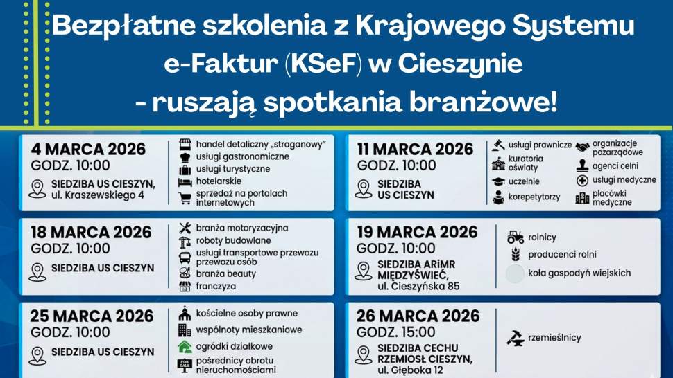 Bezpłatne szkolenia